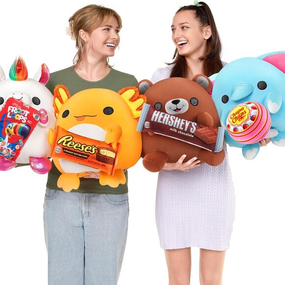 ZURU Snackles Mentos Hippo Super Sized Plush - 14” - Picture 2 of 2